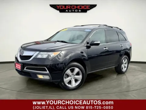 Black 2013 Acura MDX SH AWD 4dr SUV for sale in Joliet, IL