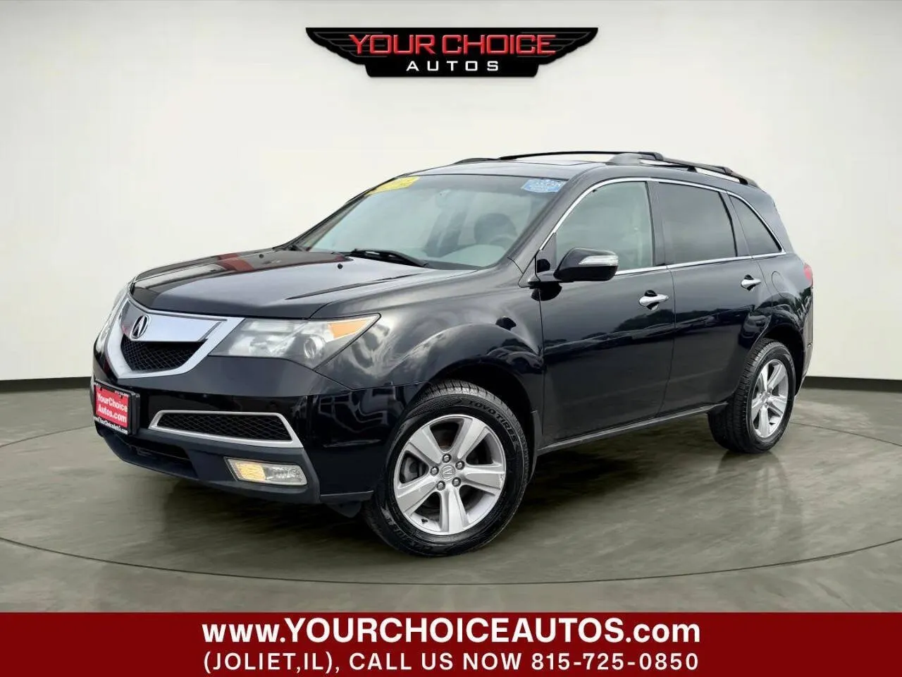 Black 2013 Acura MDX SH AWD 4dr SUV for sale in Joliet, IL