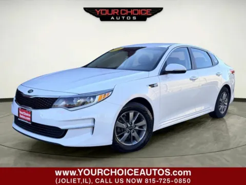 White 2016 Kia Optima LX Turbo for sale in Joliet, IL