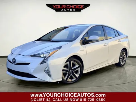 White 2016 Toyota Prius Three Touring 4dr Hatchback for sale in Joliet, IL