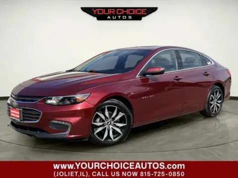Red 2016 Chevrolet Malibu LT for sale in Joliet, IL