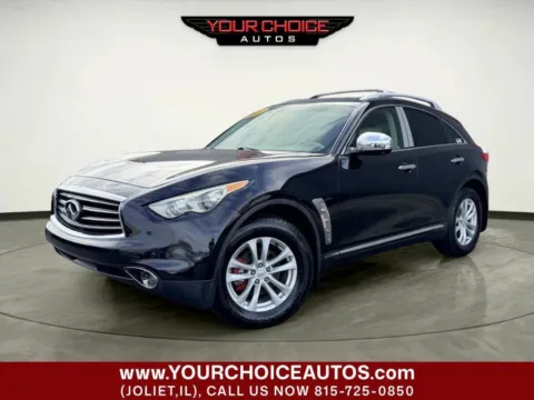 Black 2012 INFINITI FX35 Base 4dr SUV for sale in Joliet, IL