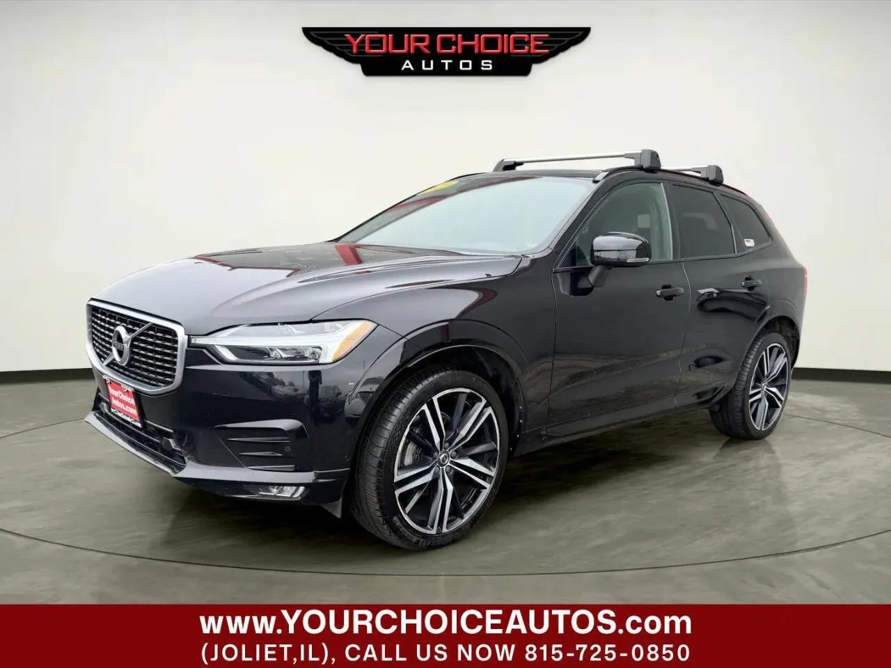 Black 2020 Volvo XC60 R-Design for sale in Joliet, IL
