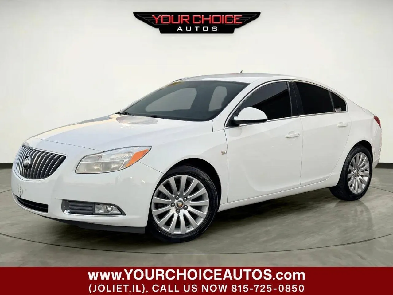 White 2011 Buick Regal CXL Turbo TO1 for sale in Joliet, IL