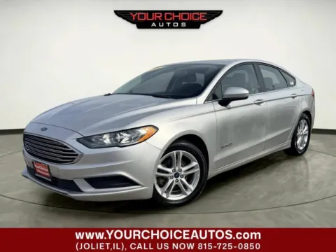 Silver 2018 Ford Fusion Hybrid SE for sale in Joliet, IL