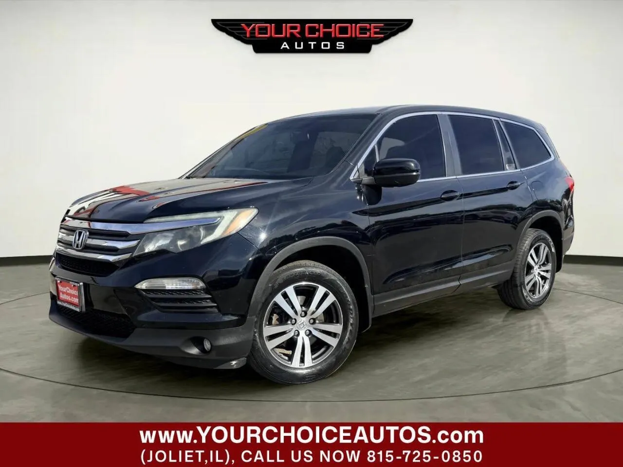 Black 2017 Honda Pilot EX-L for sale in Joliet, IL