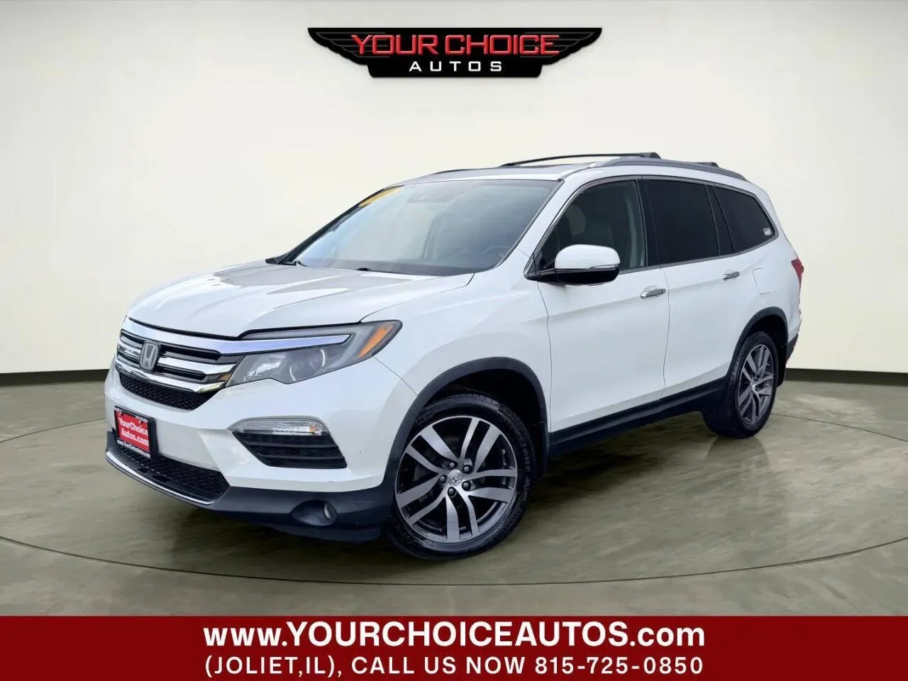 White 2016 Honda Pilot Elite for sale in Joliet, IL