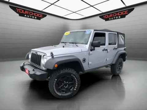 Silver 2014 Jeep Wrangler Unlimited Sport for sale in Joliet, IL