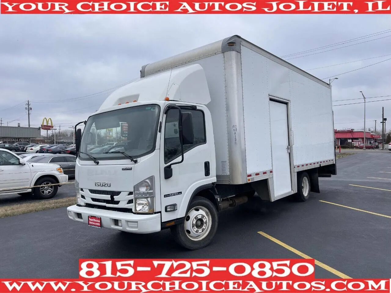 White 2016 Isuzu NPR-HD 4X2 2dr 71.0 in. BBC Tilt Cab for sale in Joliet, IL