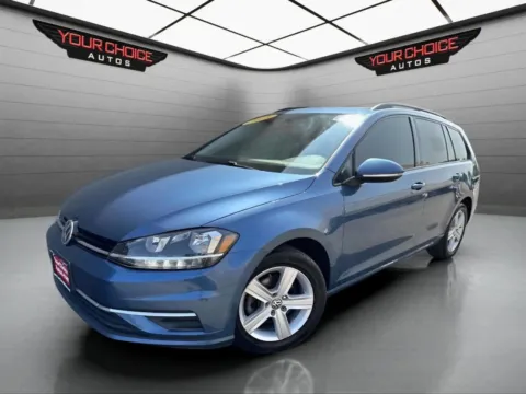 Blue 2018 Volkswagen Golf SportWagen TSI SE 4dr Wagon for sale in Joliet, IL