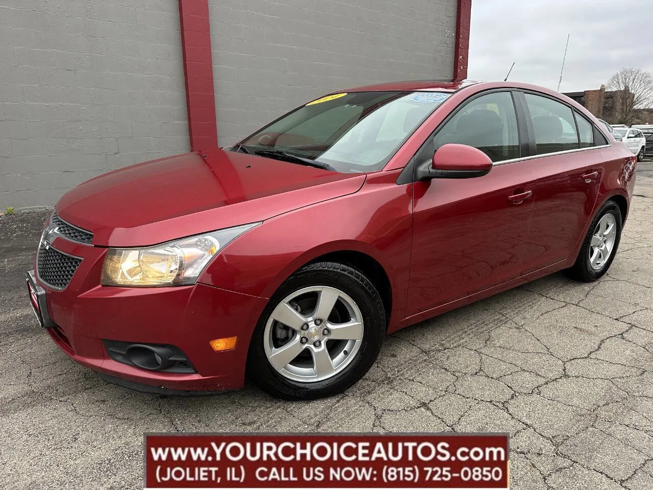 Red 2014 Chevrolet Cruze 1LT for sale in Joliet, IL