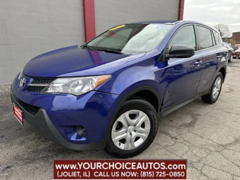 Blue 2015 Toyota RAV4 LE for sale in Joliet, IL