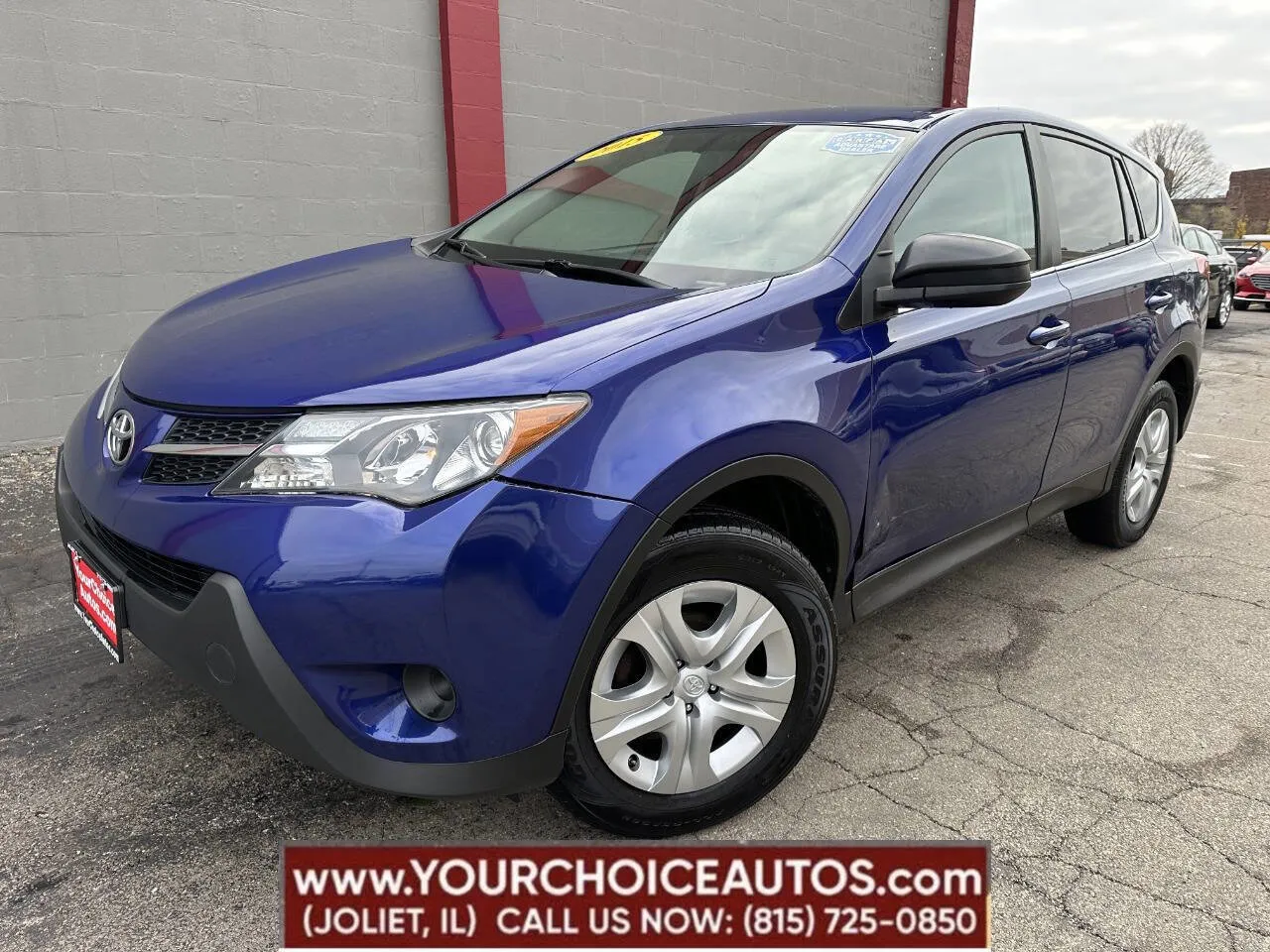 Blue 2015 Toyota RAV4 LE for sale in Joliet, IL