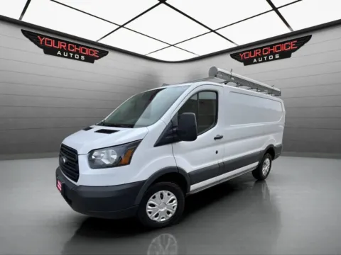 White 2017 Ford Transit Van 250 3dr SWB Low Roof Cargo Van w/60/40 Passenger Side Doors for sale in Joliet, IL