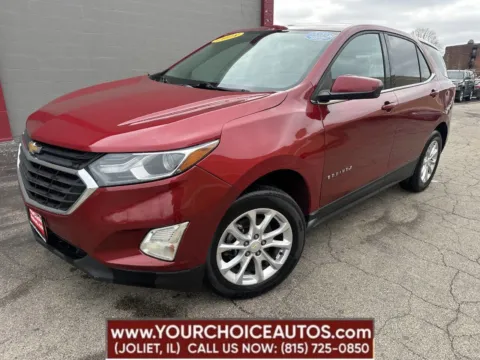 Red 2018 Chevrolet Equinox LT for sale in Joliet, IL