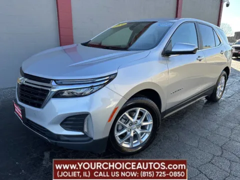 Silver 2022 Chevrolet Equinox LT for sale in Joliet, IL