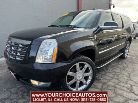 Black 2007 Cadillac Escalade ESV Base AWD 4dr SUV for sale in Joliet, IL