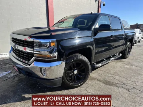 Black 2017 Chevrolet Silverado 1500 LT for sale in Joliet, IL