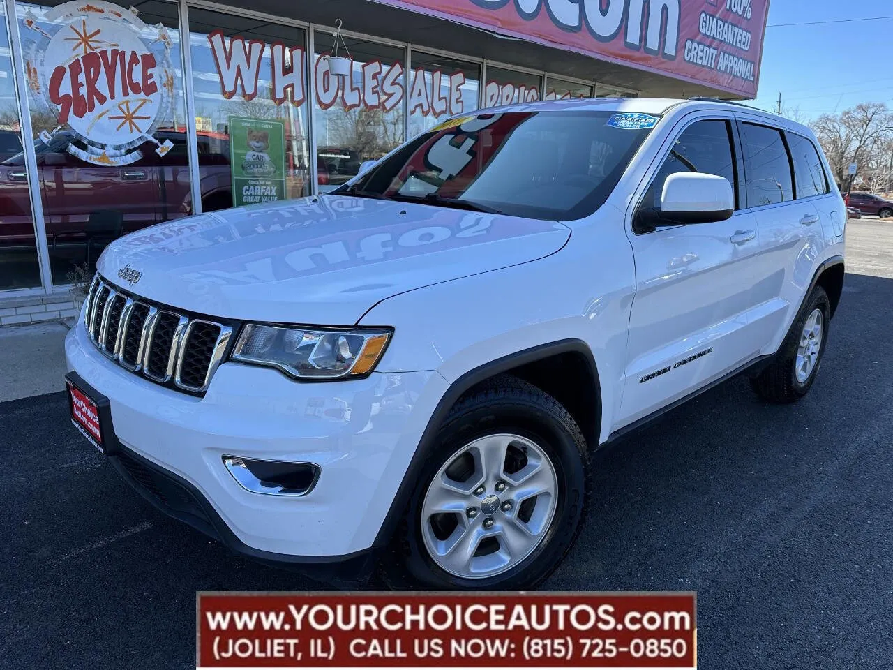 White 2017 Jeep Grand Cherokee Laredo for sale in Joliet, IL