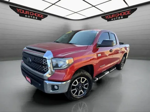 Red 2018 Toyota Tundra SR5 4x4 4dr Double Cab Pickup SB (5.7L V8 FFV) for sale in Joliet, IL