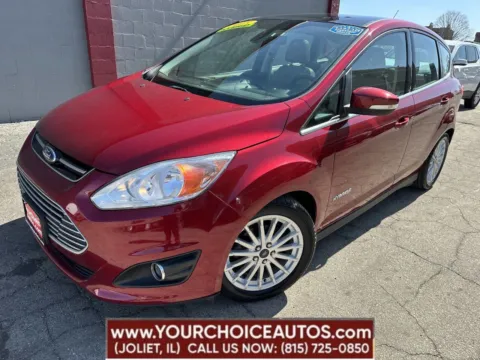 Red 2015 Ford C-Max Hybrid SEL for sale in Joliet, IL