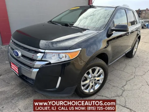 Black 2013 Ford Edge Limited for sale in Joliet, IL