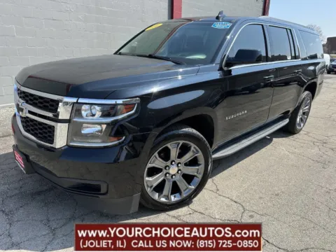 Black 2016 Chevrolet Suburban LT for sale in Joliet, IL