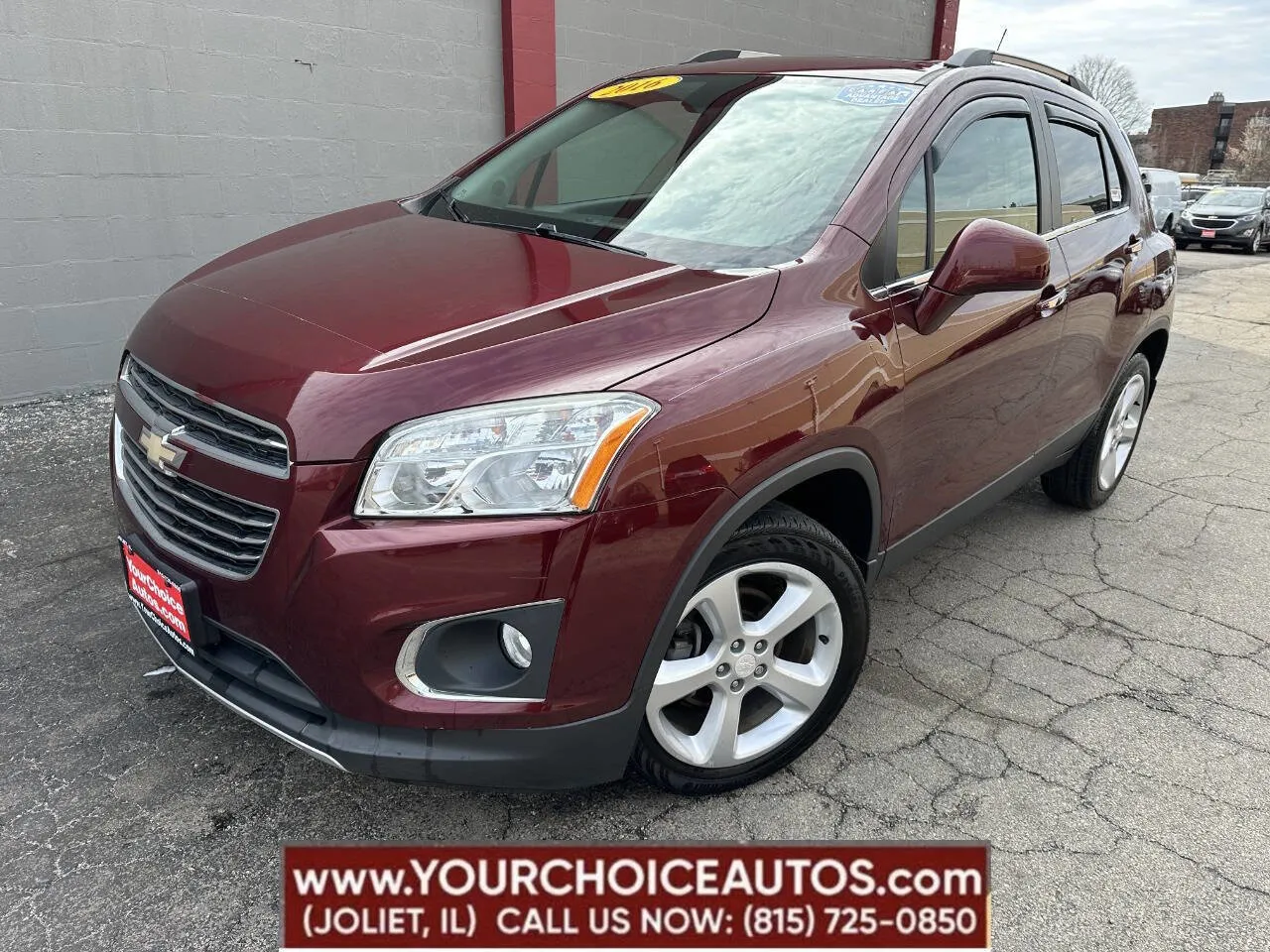 Red 2016 Chevrolet Trax LTZ for sale in Joliet, IL