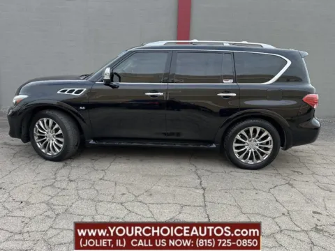 Photos of 2015 INFINITI QX80 Base AWD 4dr SUV for sale in Joliet, IL at Your Choice Autos - Joliet