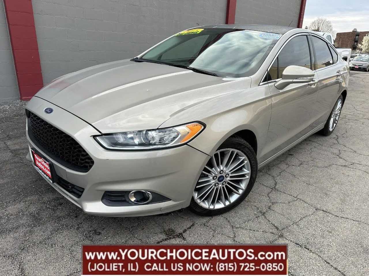 Gray 2015 Ford Fusion SE for sale in Joliet, IL