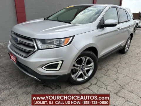 Gray 2016 Ford Edge Titanium for sale in Joliet, IL