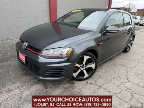 Black 2015 Volkswagen Golf GTI SE 2dr Hatchback 6A for sale in Joliet, IL