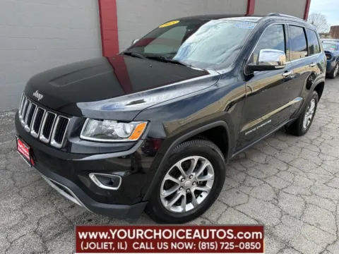 Black 2015 Jeep Grand Cherokee Limited for sale in Joliet, IL