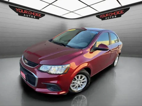 Red 2018 Chevrolet Sonic LT for sale in Joliet, IL