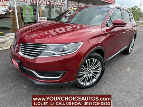 Red 2017 Lincoln MKX Reserve for sale in Joliet, IL