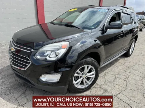 Black 2016 Chevrolet Equinox LT for sale in Joliet, IL