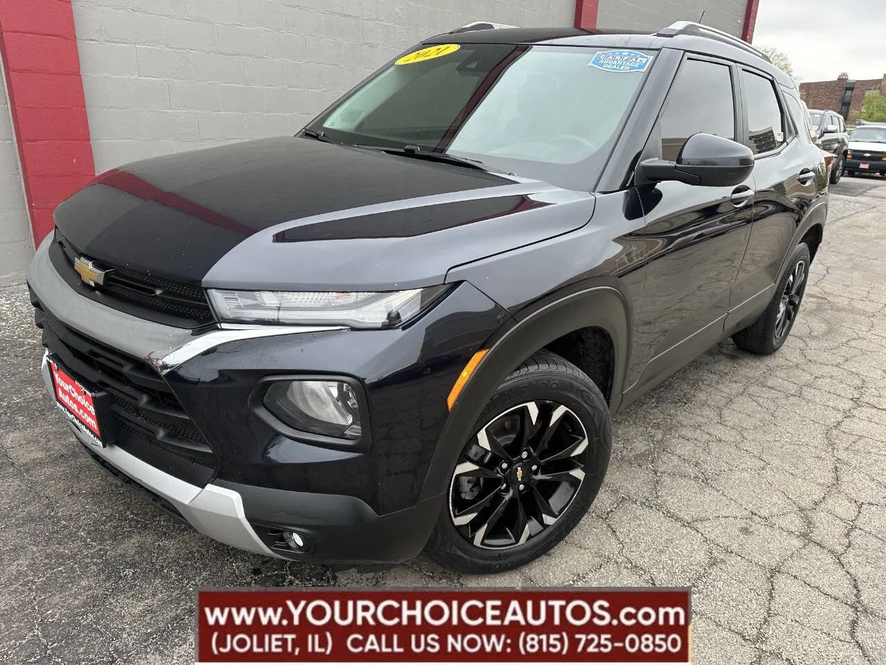 Blue 2021 Chevrolet Trailblazer LT for sale in Joliet, IL