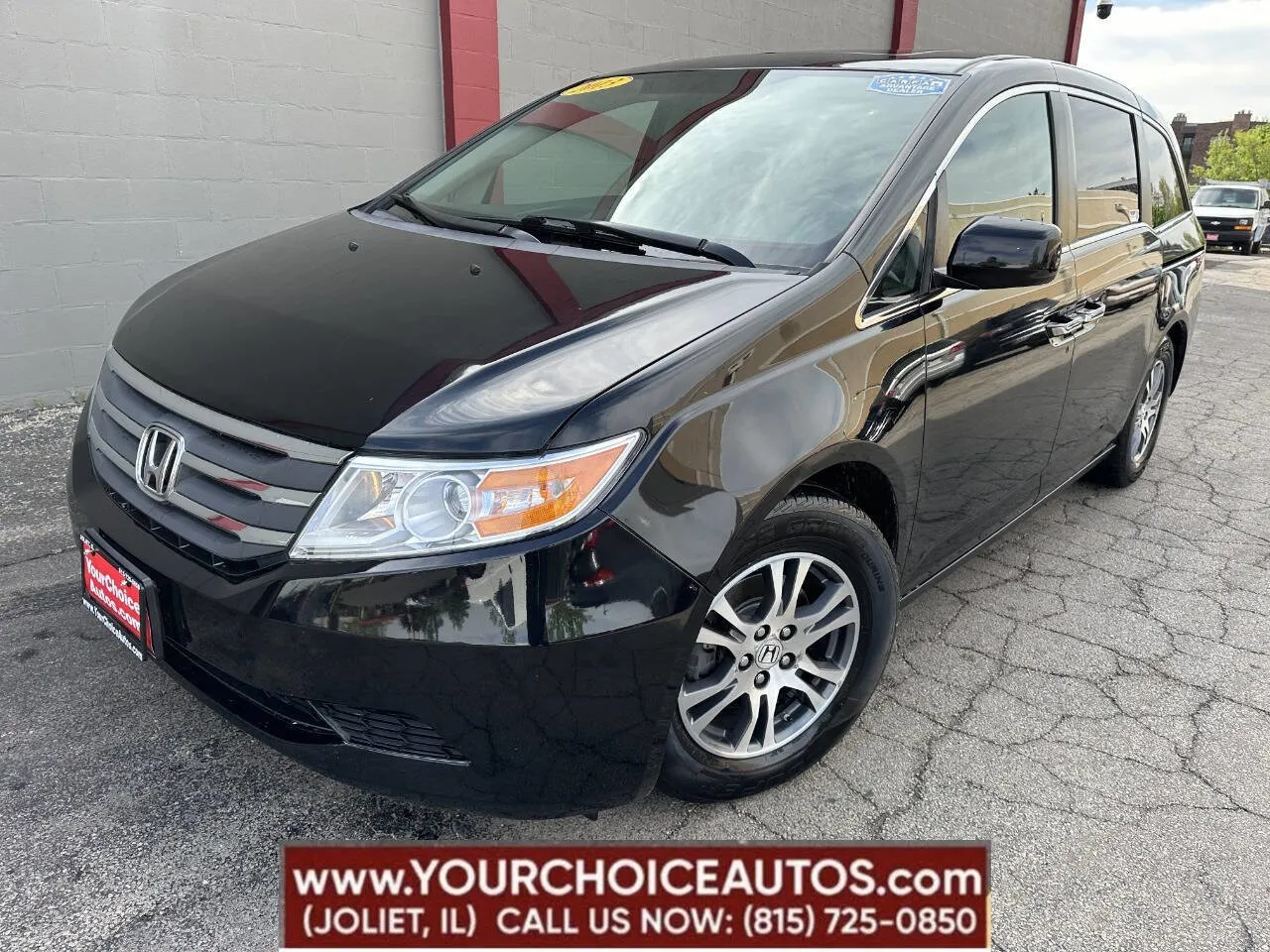 Black 2013 Honda Odyssey EX-L for sale in Joliet, IL