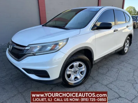White 2016 Honda CR-V LX for sale in Joliet, IL