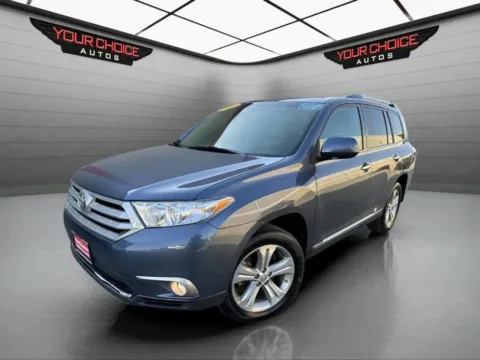 Blue 2013 Toyota Highlander Limited for sale in Joliet, IL