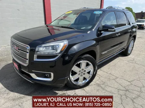 Black 2016 GMC Acadia Denali for sale in Joliet, IL