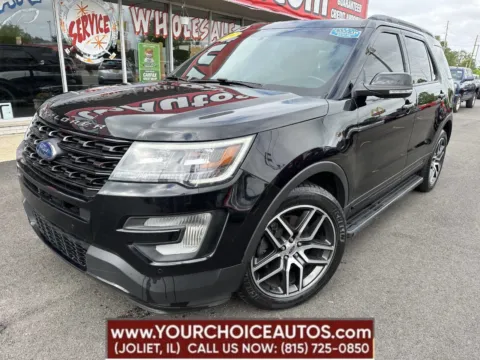 Black 2017 Ford Explorer Sport for sale in Joliet, IL