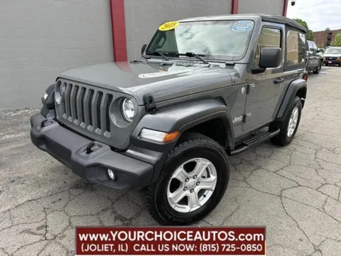 Gray 2018 Jeep Wrangler Sport S for sale in Joliet, IL
