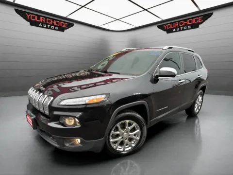 Black 2015 Jeep Cherokee Latitude for sale in Joliet, IL
