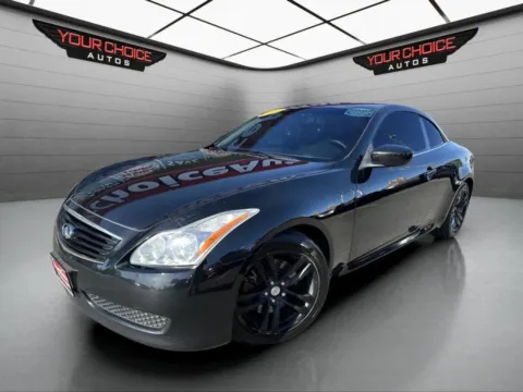 Black 2009 INFINITI G37 Convertible for sale in Joliet, IL