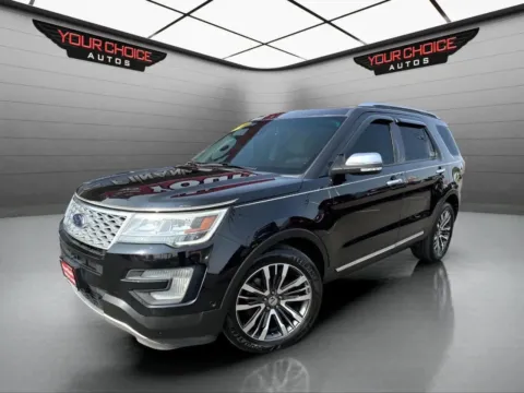 Black 2016 Ford Explorer Platinum for sale in Joliet, IL
