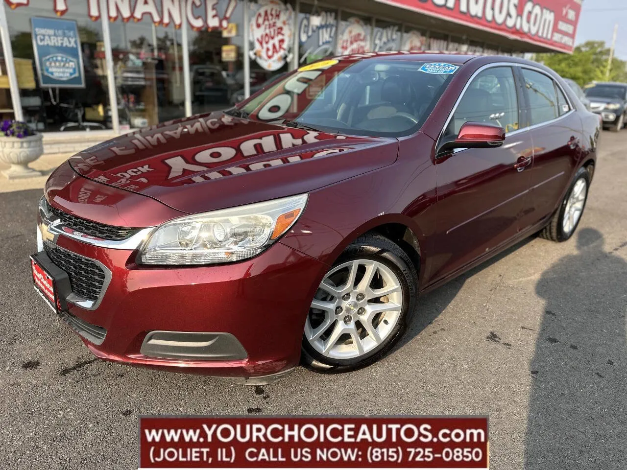 Red 2016 Chevrolet Malibu Limited LT for sale in Joliet, IL