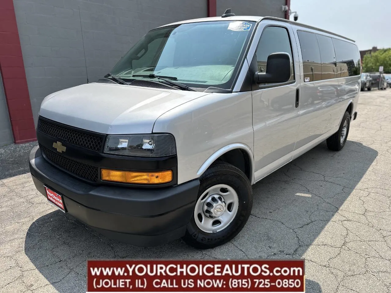 Silver 2020 Chevrolet Express Passenger LS for sale in Joliet, IL
