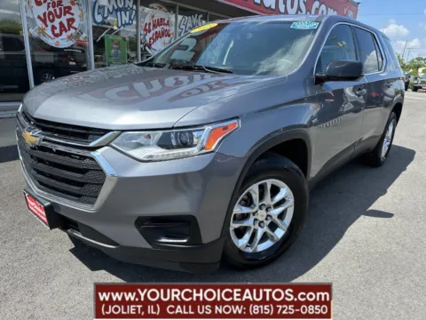 Gray 2018 Chevrolet Traverse LS for sale in Joliet, IL