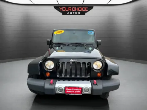 Black 2008 Jeep Wrangler Unlimited Sahara for sale in Joliet, IL